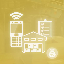 Warehouse and logistics erp module icon